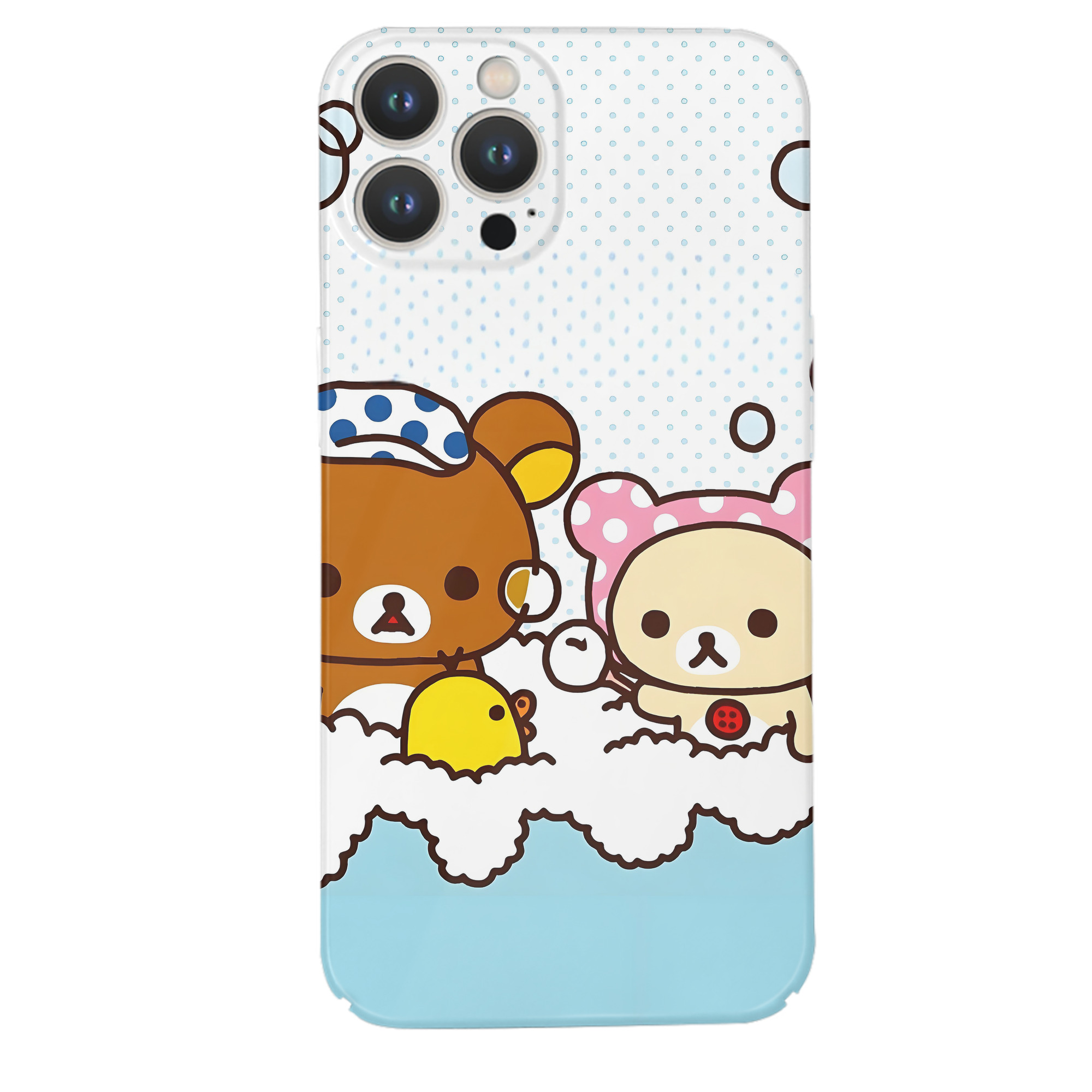（画像用） リラックマ リラックマ キイロイトリ Rilakkuma Korilakkuma Kiiroitori 【iPhone 14シリーズ対応】ハードケース